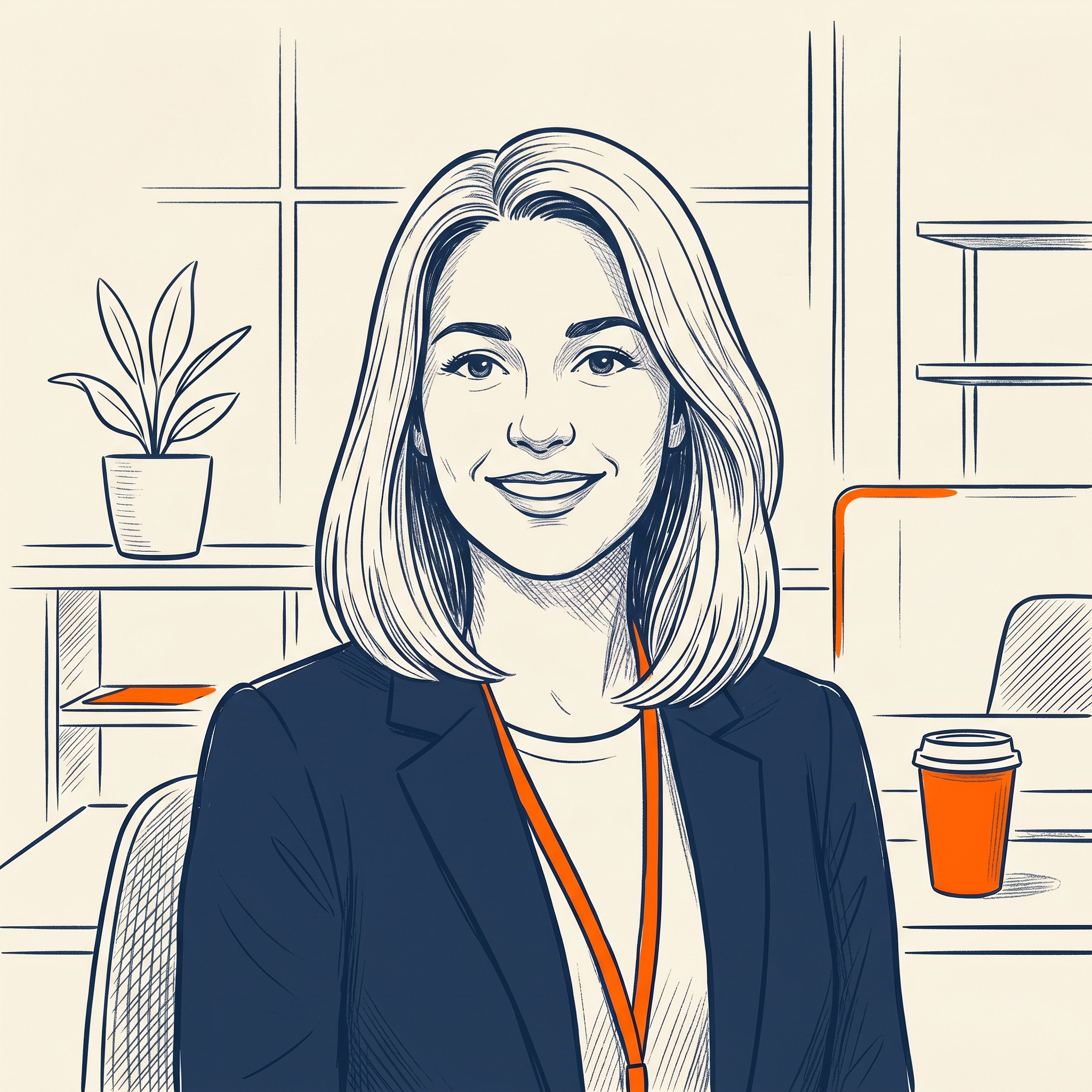 Illustrated portrait of Deepinder, Admin